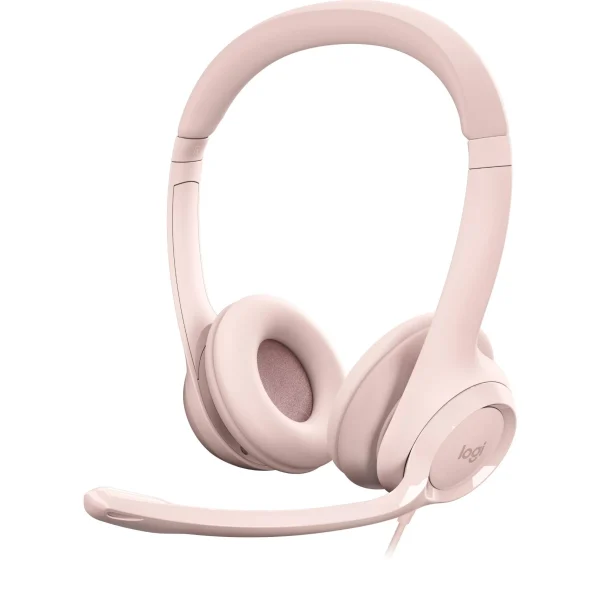 Logitech H390 Rose Computer Stereo USB Headset