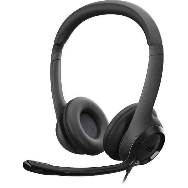 Logitech H390 Rose Computer Stereo USB Headset - Black